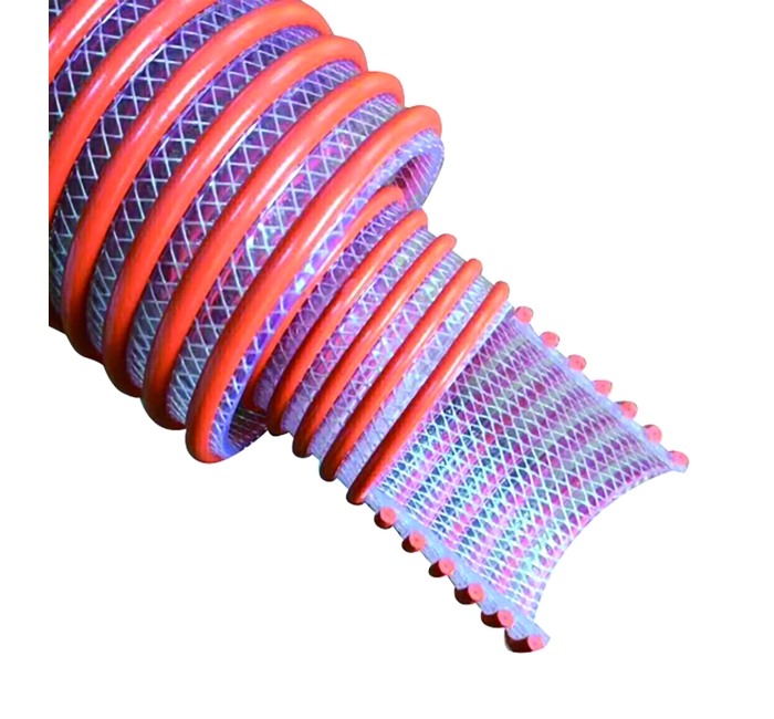 PVC FIBER REINFORCED SPIRAL SUCTION HOSE